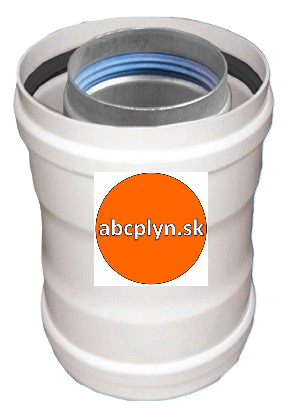 Spojka koaxiálna lak. 60/100 AL/AL